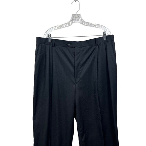 Joseph & Feiss 2 Pcs Suit Jacket Pants 2 Button Vented Cuffed Navy Men Sz 46R - Picture 9 of 13